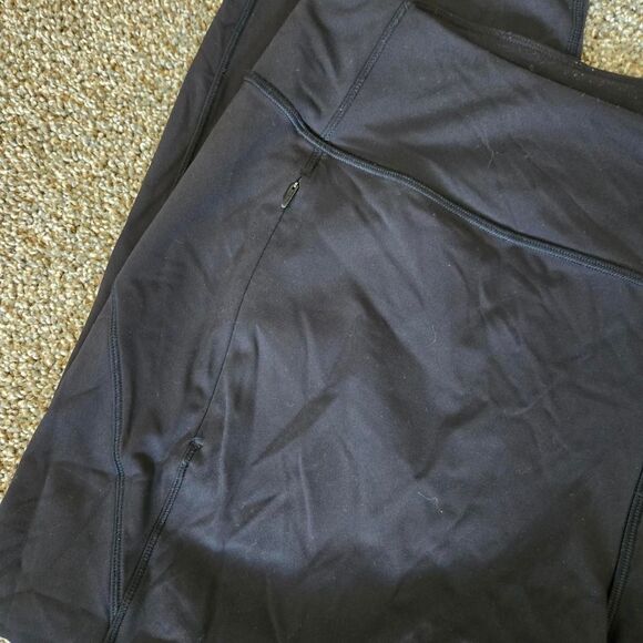 Athleta Distance Jogger Black High Athletic Leggings Pants Extra Large Tall - Picture 4 of 6